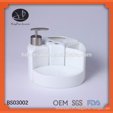 Professional Manufacturer 4pcs ceramic bathroom accessories set